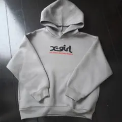 X-girl stages プルオーバー パーカー グレー 130