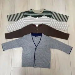 長袖トップス90 4点セット まとめ売り　UNIQLO フタフタ　H&M
