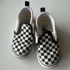 VANS キッズ スニーカー チェッカーフラッグ 13cm