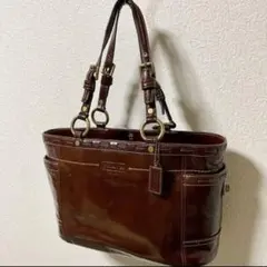 COACH コーチ ハンドバッグ トートバッグ ショルダーバッグ ブラウン 茶色