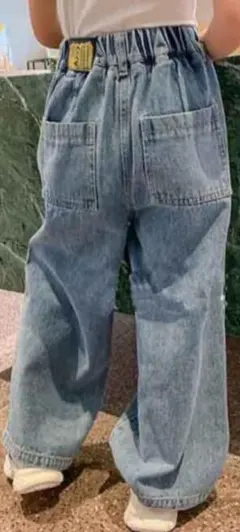子供服★デニム★ジーンズ★ボトムス★ズボン★キッズ女の子★7-15歳、