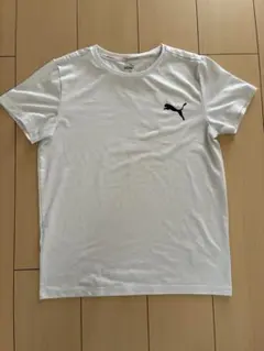 [プーマ] 吸水速乾 トレーニング 半袖　白Tシャツ