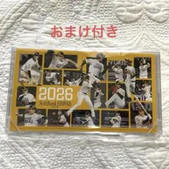 2026年ソフトバンクホークス　卓上カレンダー