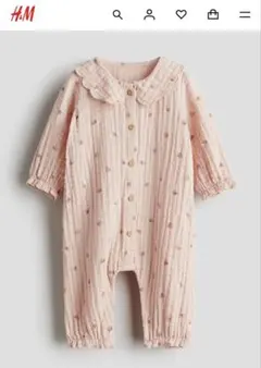 ピンク ロンパース