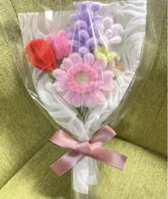 【4/1限定大セール】モールフラワー ミニブーケ 枯れない花束 入学式 母の日