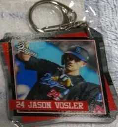 中日ドラゴンズ アクリルキーホルダー 24 JASON VOSLER　ボスラー