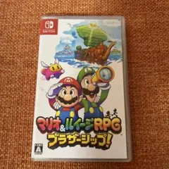 ほぼ未使用　Switch マリオ&ルイージRPG ブラザーシップ!