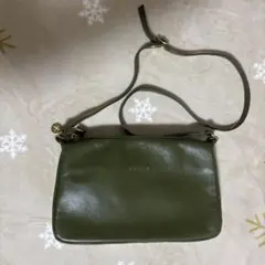 MODECOオリーブグリーン ショルダーバッグ