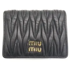 MIU MIU ミュウミュウ マテラッセレザー 財布 - メルカリ