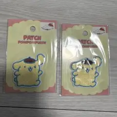 【即日発送】Sanrio ポムポムプリン 2WAYワッペン 2枚入り