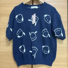 サンリオ ポチャッコ ニットプルオーバー 半袖ニット