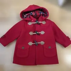 MIKI HOUSE 90センチ赤色ダッフルコート　美品！