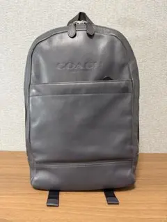 COACH F54135 チャールズスリムバックパック レザーリュック ネイビーのサムネイル