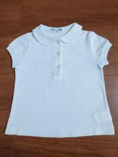 ショパン　ポロシャツ　 ブラウス　シャツ　白　半袖　フォーマル　お受験　女の子