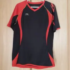 ティゴラ　プラクティスシャツ　黒赤