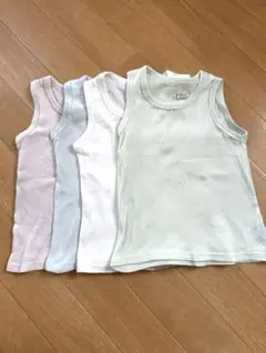 タンクトップ4枚セット サイズ80