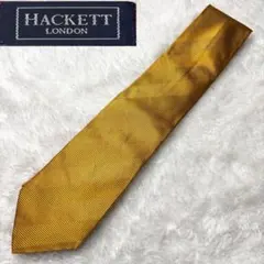 美品✨ HACKETT LONDON シルク ネクタイ イエロー ゴールドのサムネイル