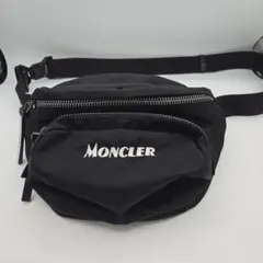 未使用級 モンクレール シボ革 オールレザー デュランス ボディバッグ 24AW 未使用級 モンクレール シボ革 オールレザー デュランス ボディ