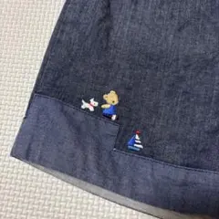 ファミリア　familiar ショートパンツ　パンツ　ボトムス　デニム風