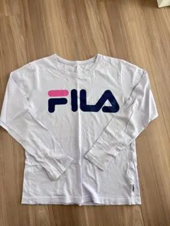 FILA ホワイト 長袖Tシャツ 150