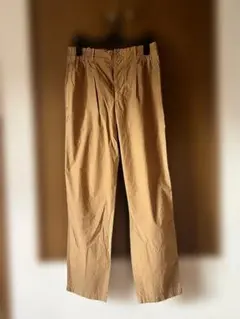 サイ/チノパンツ/ワークパンツ/ベージュ/綿100%/薄手/シャカシャカ/38のサムネイル