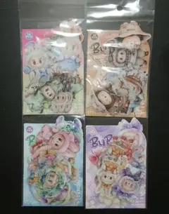 ラブブ☆フレイクシール☆４枚セット