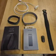 Google Fitbit Air プレミアモダンバンド付き 美品 おまけあり