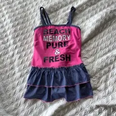 BEACH MEMORY ワンピース水着 ピンク