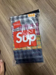 Supreme Hanes ボクサーパンツ 4枚セット チェック柄M 新品未使用