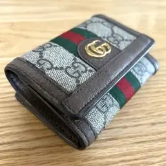 GUCCI 三つ折り財布 GGキャンバス