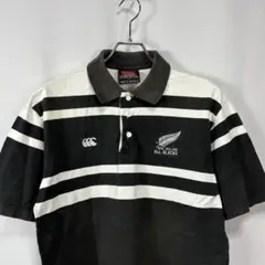 canterbury オールブラックス ボーダーラガーシャツ ニュージーランド製のサムネイル