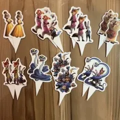 新品未使ズートピア2 ケーキトッパー　誕生日　グッズ　装飾 セット