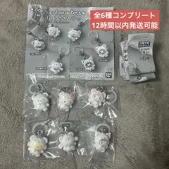 めじるしアクセサリー サンリオキャラクターズ ふわふわスノー　全6種コンプセット