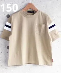 SHISKY Tシャツ 150cm ベージュ オーバーサイズ ビッグシルエットのサムネイル