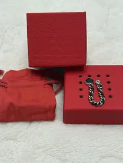 DIESEL チェーンピアス シルバー