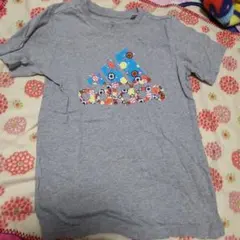 adidas グレー Tシャツ 150cm
