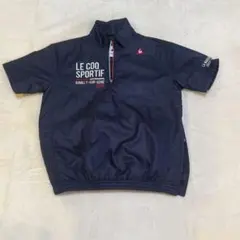 ルコックスポルティフ ゴルフ 中綿半袖ブルゾン L 紺