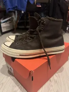 Converse CT70レザー ハイカット 27.5cm