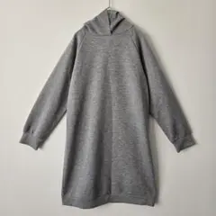 CLASSIC　パーカー　ロング丈　160　子供服　ワンピース　グレーのサムネイル