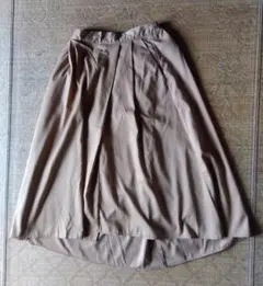 ショコラフィネローブ スカート 冬 洋服 茶 ベージュ