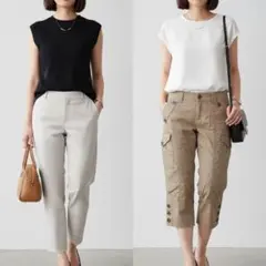 G7007.08*23区☆カジュアル☆パンツ☆2点セット☆まとめ売り☆40