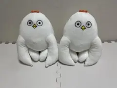 送料込み はじめまして松尾です 超BIGぬいぐるみ～ニワトリ～2点