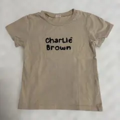 PEANUTS Charlie Brown Tシャツ ベージュのサムネイル