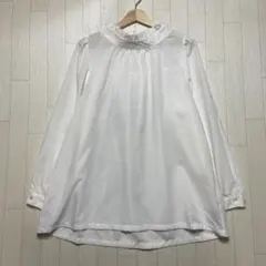 n'OrLABELフリルスタンドカラーブラウスのサムネイル