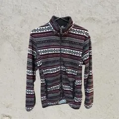 フリースジャケット メンズ ボルドー