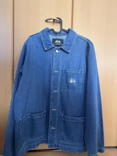 stussy ステューシー デニムカバーオール ジャケット Gジャン - メルカリ