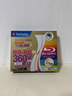 Verbatim BD-RE DL 50GB 6枚パック