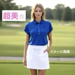 超美品✨マスターバニーエディション　ストレッチハニカム半袖ポロシャツゴルフウェアのサムネイル