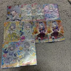 ひみつのアイプリ えるサインカード 六堂える　ジュエルバズリウムアクアマリン