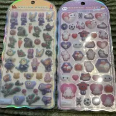 cotton puffy コットンパフィ　シール　ズートピア　ベイマックス　レア